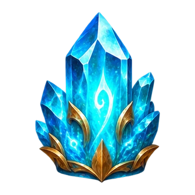 Cyan crystal